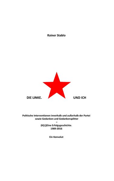 Produktbild: Die Linke. Und ich