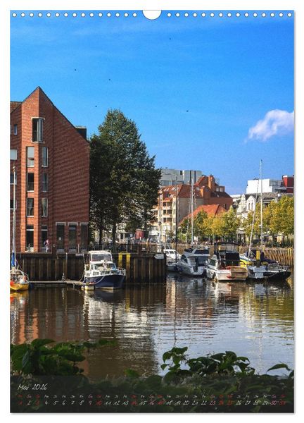Produktbild: Oldenburg am Wasser (Wandkalender 2026 DIN A3 hoch), CALVENDO Monatskalender