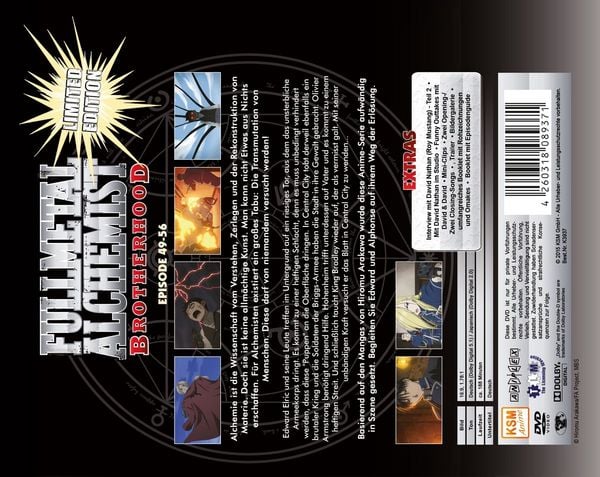Produktbild: Fullmetal Alchemist - Brotherhood Vol. 7/Episoden 49-56 [2 DVDs] [LE]