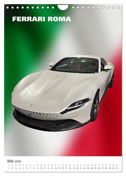 Produktbild: Il Mondo Ferrari (Wandkalender 2026 DIN A4 hoch), CALVENDO Monatskalender