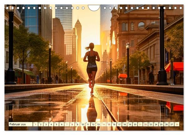 Produktbild: Joggen, gesund laufen (Wandkalender 2026 DIN A4 quer), CALVENDO Monatskalender