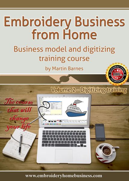 Produktbild: Embroidery Business From Home: Business Model and Digitizing Training Course (Volume 2)