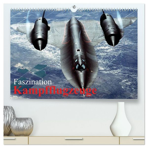 Produktbild: Faszination Kampfflugzeuge (hochwertiger Premium Wandkalender 2026 DIN A2 quer), Kunstdruck in Hochglanz
