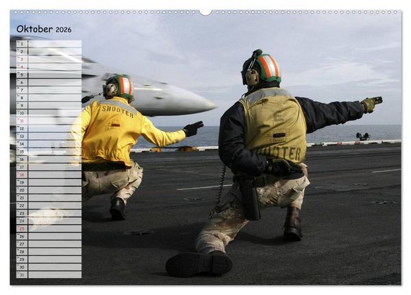 Produktbild: Luftwaffe. Kampfflugzeuge der USA (Wandkalender 2026 DIN A2 quer), CALVENDO Monatskalender