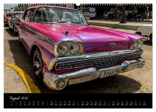 Produktbild: Kubas Klassische Automobile 2026 (Wandkalender 2026 DIN A2 quer), CALVENDO Monatskalender