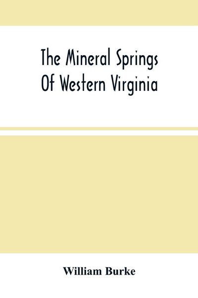 Produktbild: The Mineral Springs Of Western Virginia