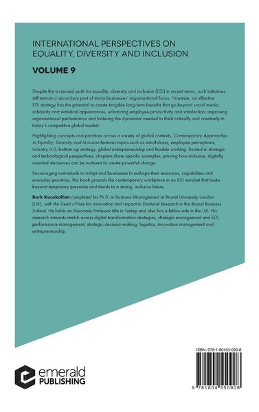 Produktbild: Contemporary Approaches in Equality, Diversity and Inclusion