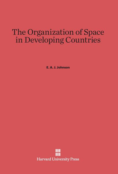 Produktbild: The Organization of Space in Developing Countries