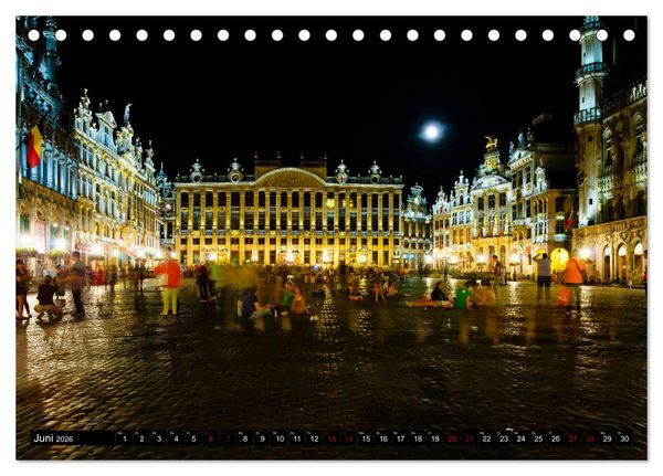 Produktbild: Belgien - traumhaft sch&ouml;n! (Tischkalender 2026 DIN A5 quer), CALVENDO Monatskalender