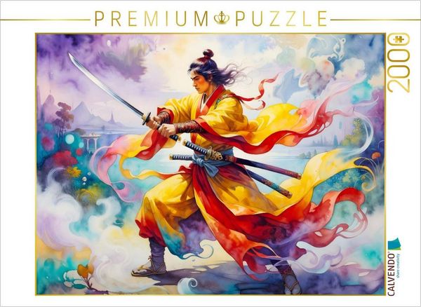 CALVENDO Puzzle Der Blick des Kriegers | 2000 Teile Lege-Größe 90x67cm Foto-Puzzle für glückliche Stunden