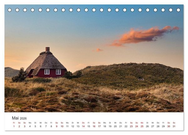 Produktbild: D&auml;nemarks Nordseezauber (Tischkalender 2026 DIN A5 quer), CALVENDO Monatskalender