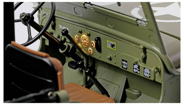 Produktbild: Amewi Jeep Willys MB Scale Crawler Brushed 1:14 RC Modellauto Elektro Crawler Allradantrieb (4WD)