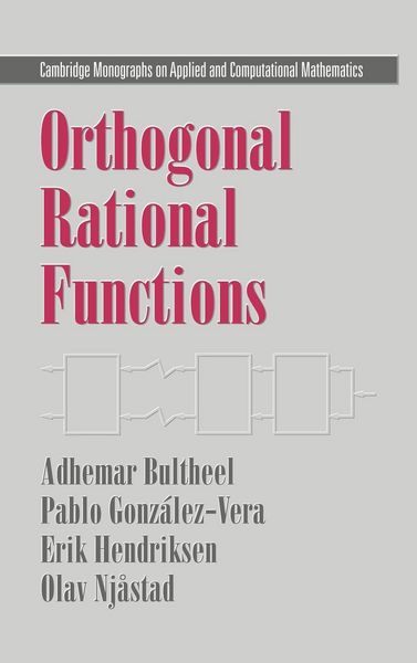 Produktbild: Orthogonal Rational Functions
