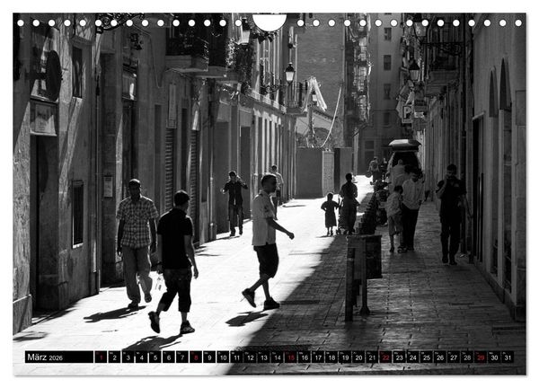 Produktbild: Streetlife Barcelona (Wandkalender 2026 DIN A4 quer), CALVENDO Monatskalender