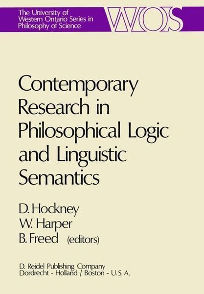 Produktbild: Contemporary Research in Philosophical Logic and Linguistic Semantics