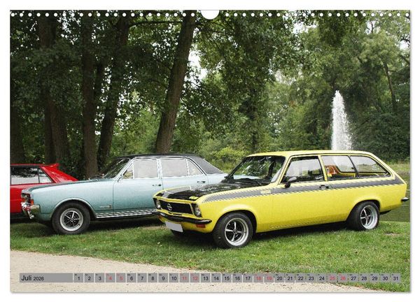 Produktbild: Opel Oldtimer mit dem Blitz (Wandkalender 2026 DIN A3 quer), CALVENDO Monatskalender
