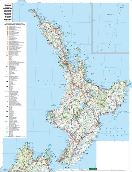 Produktbild: freytag & berndt Stra&szlig;enkarte Neuseeland 1:700.000