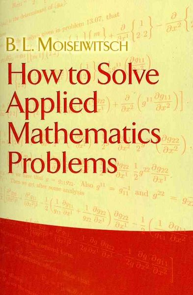 Produktbild: How to Solve Applied Mathematics Problems