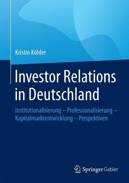 Produktbild: Investor Relations in Deutschland
