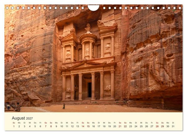 Produktbild: Jordanien Sand, Stein und Salz (Wandkalender 2027 DIN A4 quer), CALVENDO Monatskalender