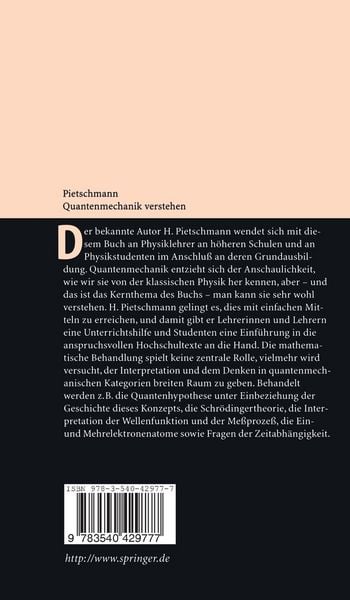 Produktbild: Quantenmechanik verstehen