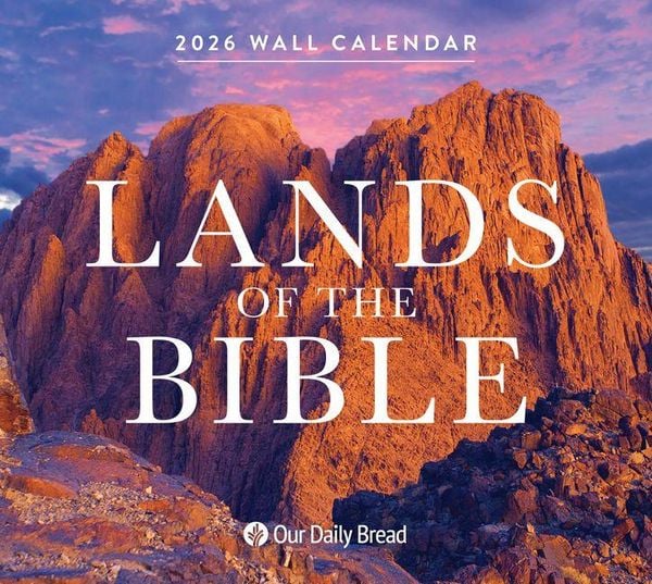 Produktbild: Lands of the Bible 2026 Wall Calendar