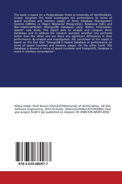 Produktbild: RDBMS vs ORDBMS vs NoSQL