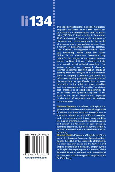 Produktbild: Discourse, Communication and the Enterprise. Genres and Trends