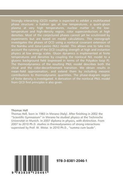 Produktbild: Modeling the Thermodynamics of QCD