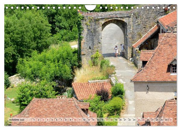Produktbild: Saint-Cirq-Lapopie Village (Calendrier mural 2026 DIN A4 vertical), CALVENDO calendrier mensuel
