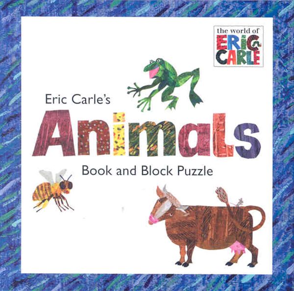 Produktbild: Eric Carle's Animals Book and Block Puzzle (W&uuml;rfelpuzzle)