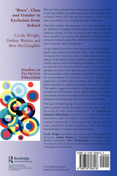 Produktbild: 'Race', Class and Gender in Exclusion From School