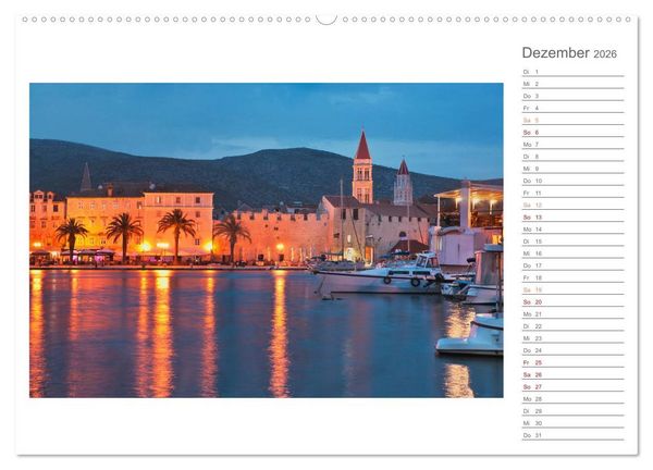Produktbild: Kroatien, Terminplaner (hochwertiger Premium Wandkalender 2026 DIN A2 quer), Kunstdruck in Hochglanz