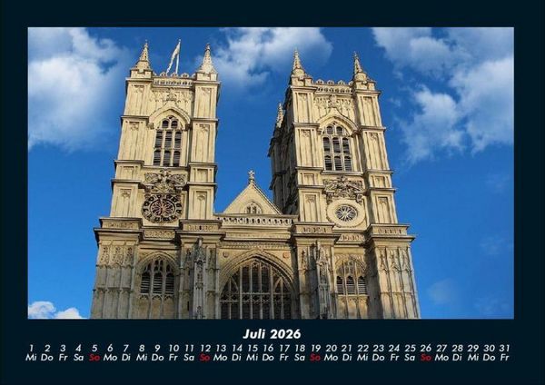 Produktbild: London 2026 Fotokalender DIN A4