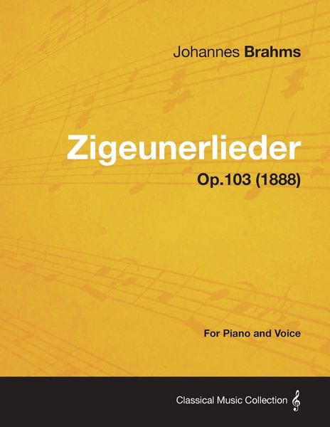Produktbild: Zigeunerlieder - For Piano and Voice Op.103 (1888)