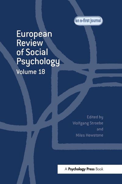 Produktbild: European Review of Social Psychology
