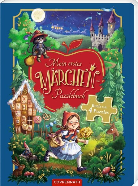 Mein erstes Märchen-Puzzlebuch, Gebundene Ausgabe von Hans Christian Andersen,Brüder Grimm, Coppenrath, 978-3-649-65484-1