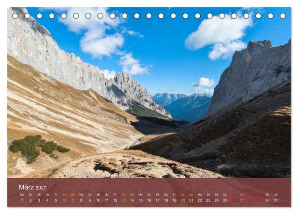 Produktbild: Leutasch - sch&ouml;ne Bergwelt (Tischkalender 2027 DIN A5 quer), CALVENDO Monatskalender