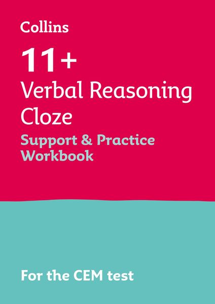 Produktbild: Collins 11+ - 11+ Verbal Reasoning Cloze Support and Practice Workbook