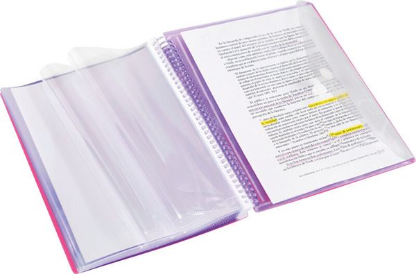 Produktbild: Sichtbuch A4 violett 40 Tasch