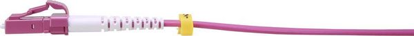 Produktbild: Renkforce RF-4969080 Glasfaser LWL Anschlusskabel 3.00 m Purpur-Rot [1x LC-Stecker - 1x LC-Stecker] 50/125 &micro; Multimode OM4