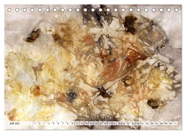 Produktbild: Botanical Printing - Magische Pflanzendrucke (Tischkalender 2027 DIN A5 quer), CALVENDO Monatskalender
