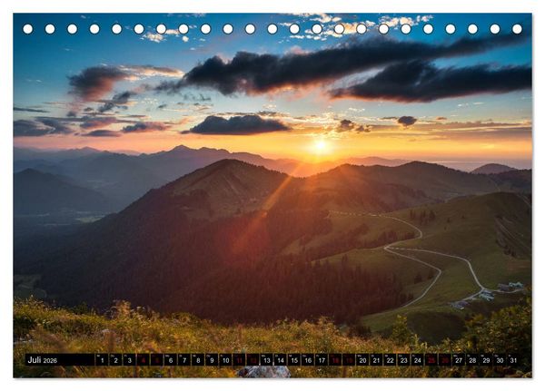 Produktbild: Traumhafte Alpen (Tischkalender 2026 DIN A5 quer), CALVENDO Monatskalender