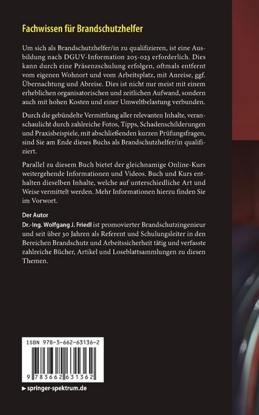 Produktbild: Fachwissen f&uuml;r Brandschutzhelfer