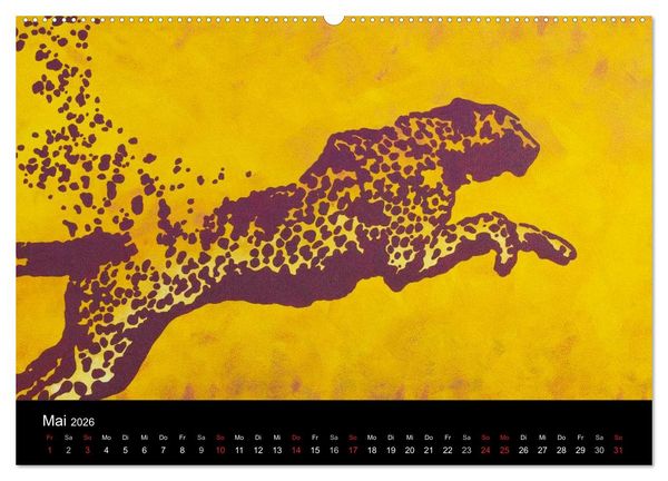 Produktbild: Humorvolle PopArt - Kunstkalender von Claudia Elsner (Wandkalender 2026 DIN A2 quer), CALVENDO Monatskalender