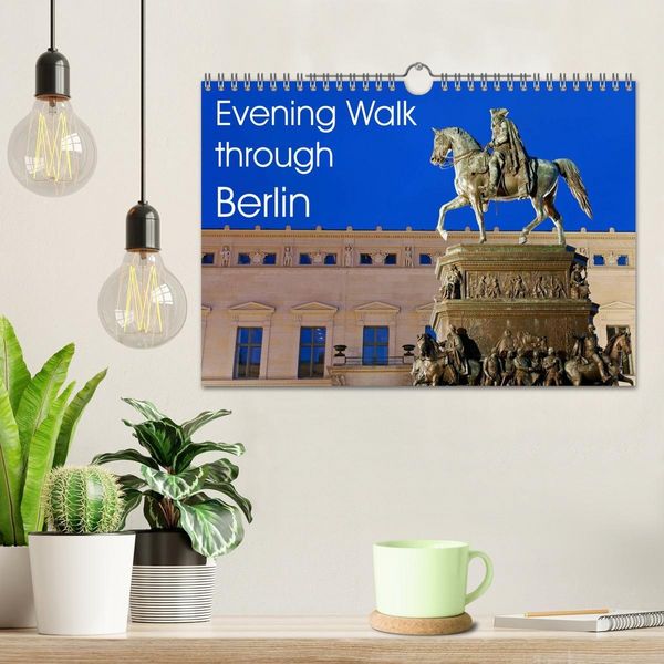 Produktbild: Evening Walk through Berlin (Wall Calendar 2027 DIN A4 landscape), CALVENDO 12 Month Wall Calendar