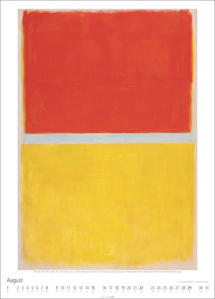 Produktbild: Mark Rothko Kalender 2027