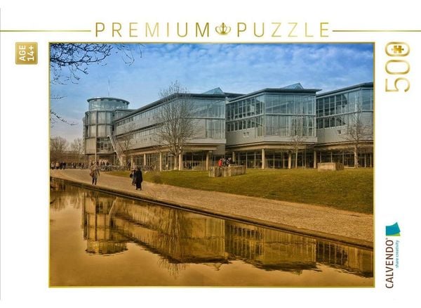 CALVENDO Puzzle Neue Universitätsbibliothek | 500 Teile Lege-Größe 48 × 36 cm Foto-Puzzle für Erwachsene