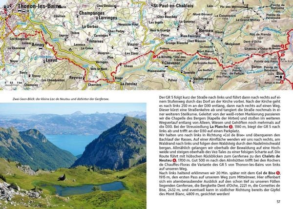 Produktbild: ROTHER Wanderf&uuml;hrer Alpen&uuml;berquerung GR 5: Genfersee - Mittelmeer