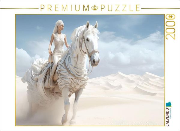Produktbild: CALVENDO Puzzle Surrealismus trifft Pferdefans | 2000 Teile Lege-Gr&ouml;&szlig;e 90x67cm Foto-Puzzle f&uuml;r gl&uuml;ckliche Stunden